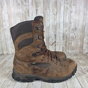 Cabela's Meindl Gore-Tex Hunting Boots Waterproof Leather Brown Size 12 EE